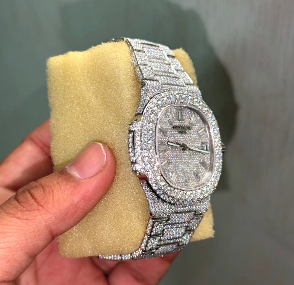 Moissanite Patek Philippe PP
Nautilus Custom made watch!