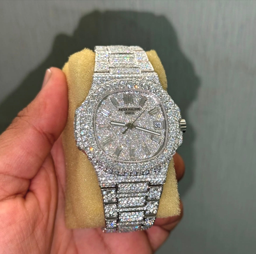 Moissanite Patek Philippe PP
Nautilus Custom made watch!