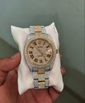 2 Tone Moissanite Date-Just Rolex