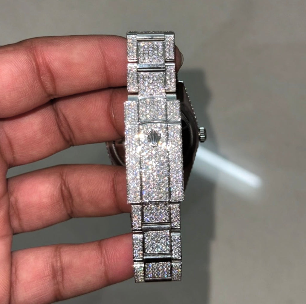 Moissanite White Gold Rolex