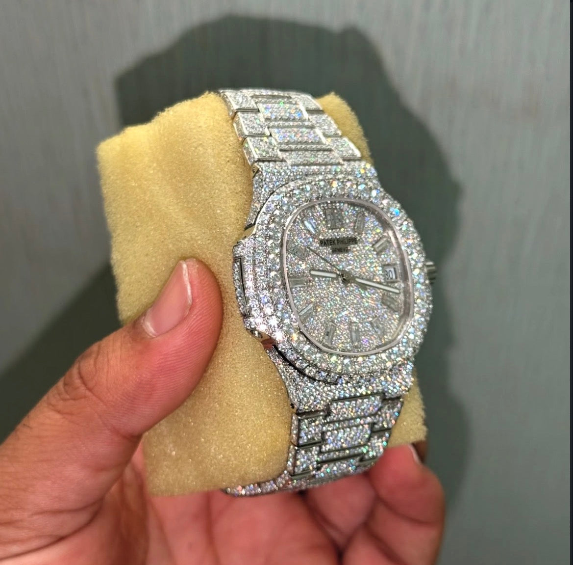 Moissanite Patek Philippe PP
Nautilus Custom made watch!